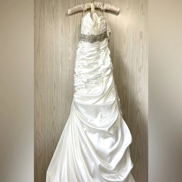 Sottero & Midgley by Maggie Sottero “Adorae” Mermaid Wedding Gown IVORY Size 12 - Picture 9 of 9